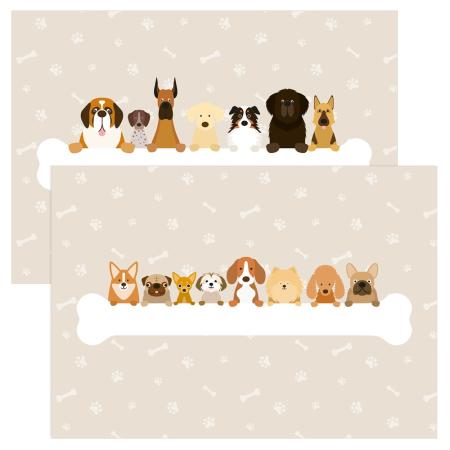 Hunde Party Platzsets - ECO Friendly